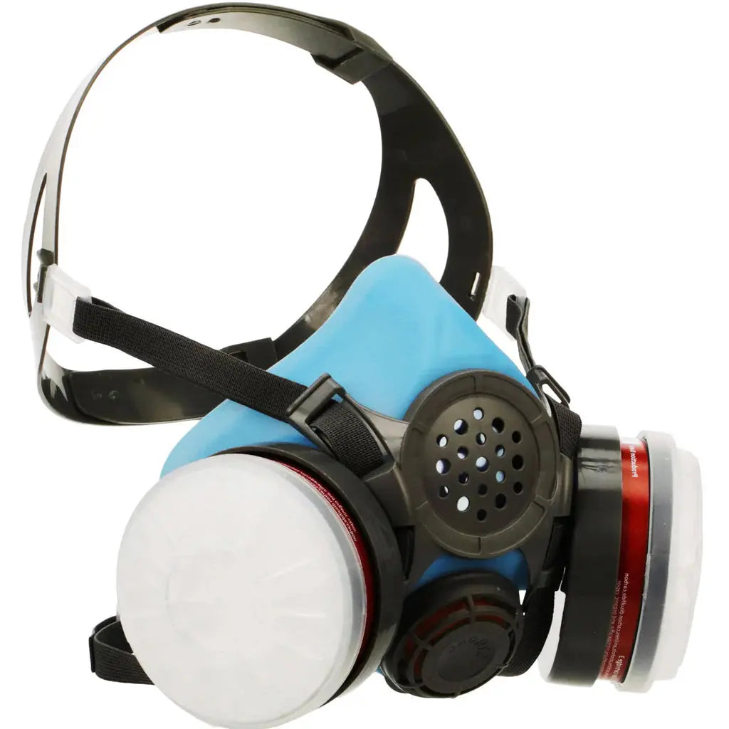 T-60 Half Face Respirator Gas Mask with Organic Vapor and Particulate Filtration Lorob Bees LLC